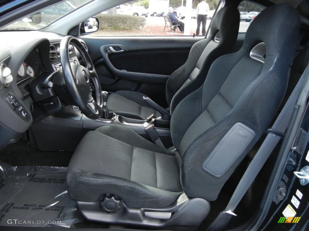 Ebony Interior 2005 Acura RSX Sports Coupe Photo #59259105