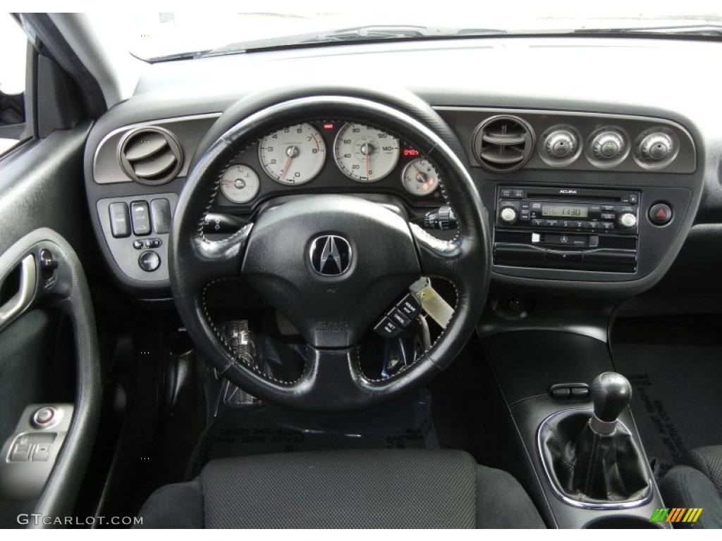 2005 Acura RSX Sports Coupe Ebony Dashboard Photo #59259180