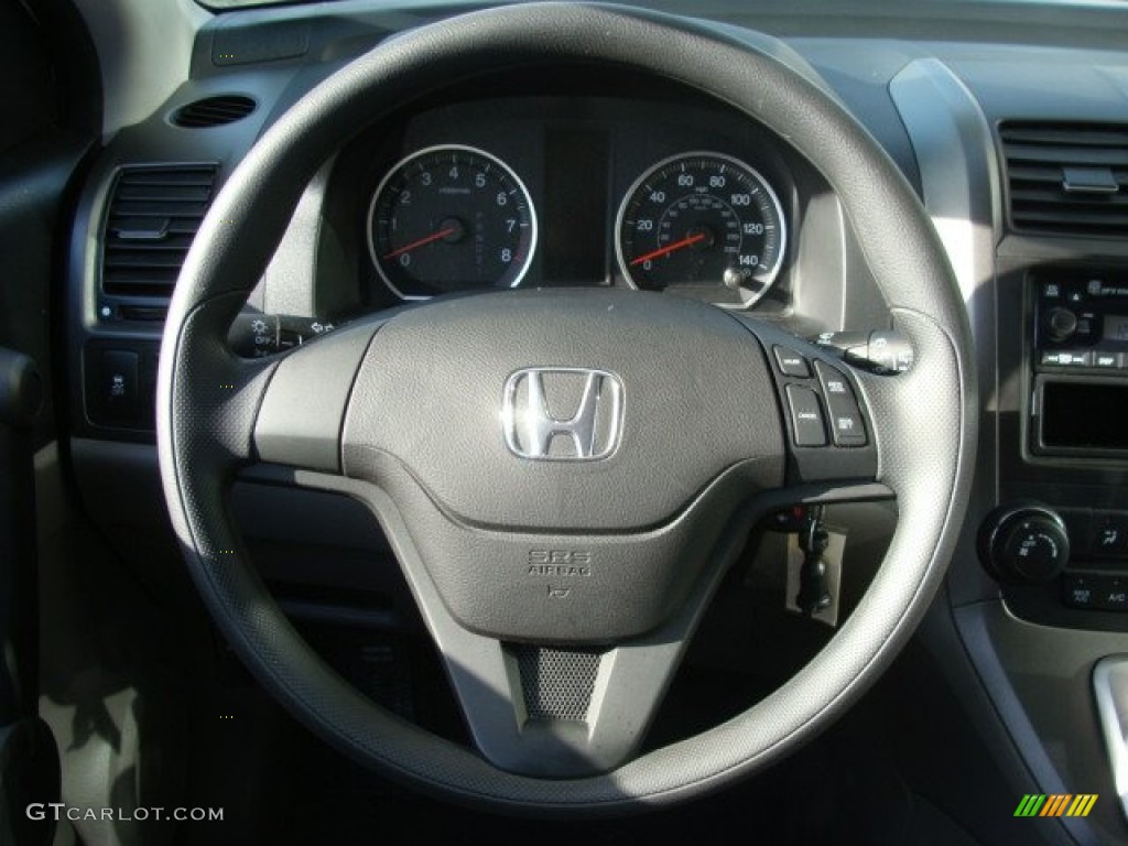 2010 CR-V LX AWD - Taffeta White / Gray photo #10