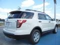 2012 White Suede Ford Explorer FWD  photo #3