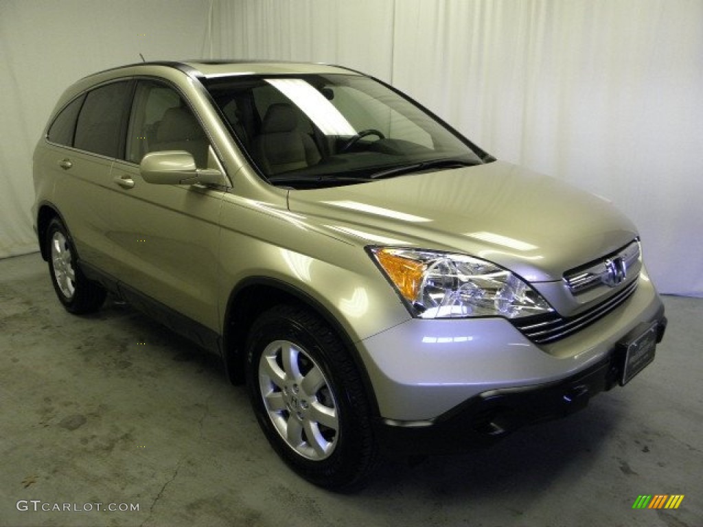 2008 CR-V EX-L 4WD - Borrego Beige Metallic / Ivory photo #1