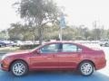 2012 Red Candy Metallic Ford Fusion SEL  photo #2