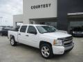 2008 Summit White Chevrolet Silverado 1500 LT Crew Cab  photo #1