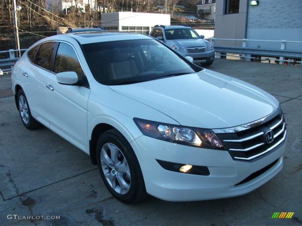 White Diamond Pearl 2010 Honda Accord Crosstour EX-L 4WD Exterior Photo #59262591