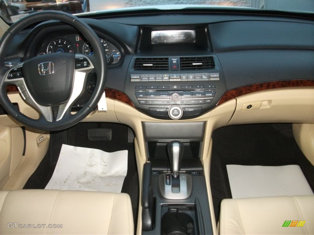 2010 Honda Accord Crosstour EX-L 4WD Ivory Dashboard Photo #59262600