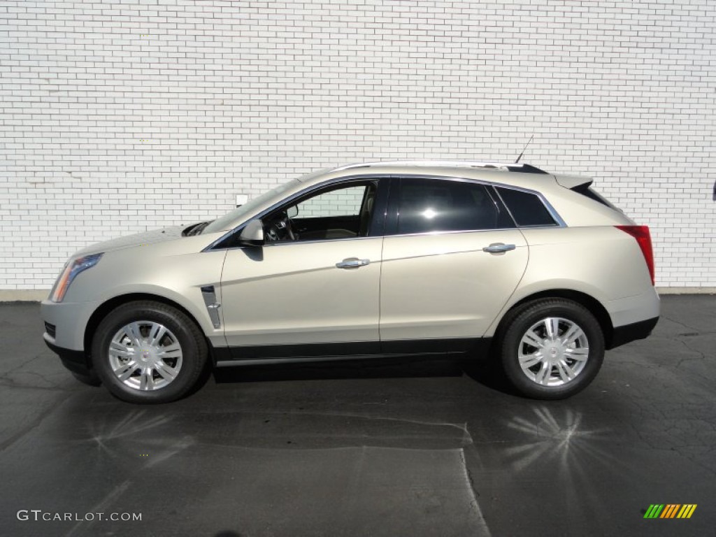 2011 SRX 4 V6 AWD - Gold Mist Metallic / Shale/Ebony photo #7