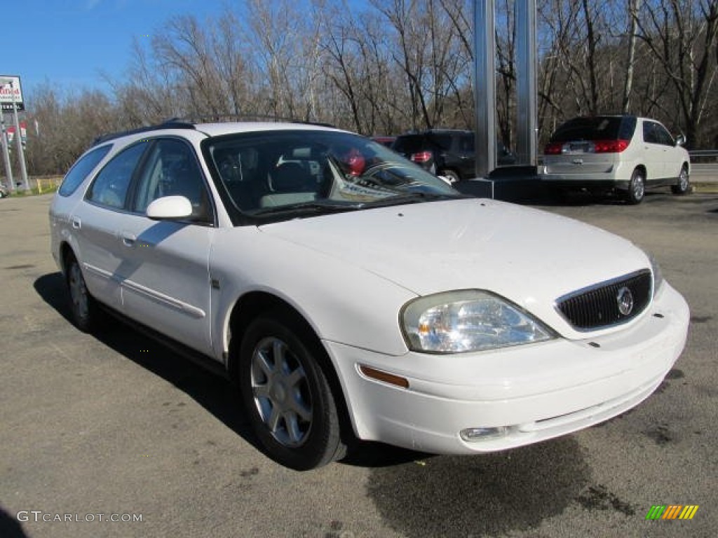 2003 Sable LS Premium Wagon - Vibrant White / Medium Graphite photo #5