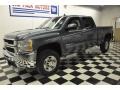 2010 Blue Granite Metallic Chevrolet Silverado 2500HD LTZ Crew Cab 4x4  photo #1