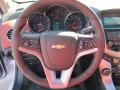 Jet Black/Brick 2012 Chevrolet Cruze LTZ/RS Steering Wheel