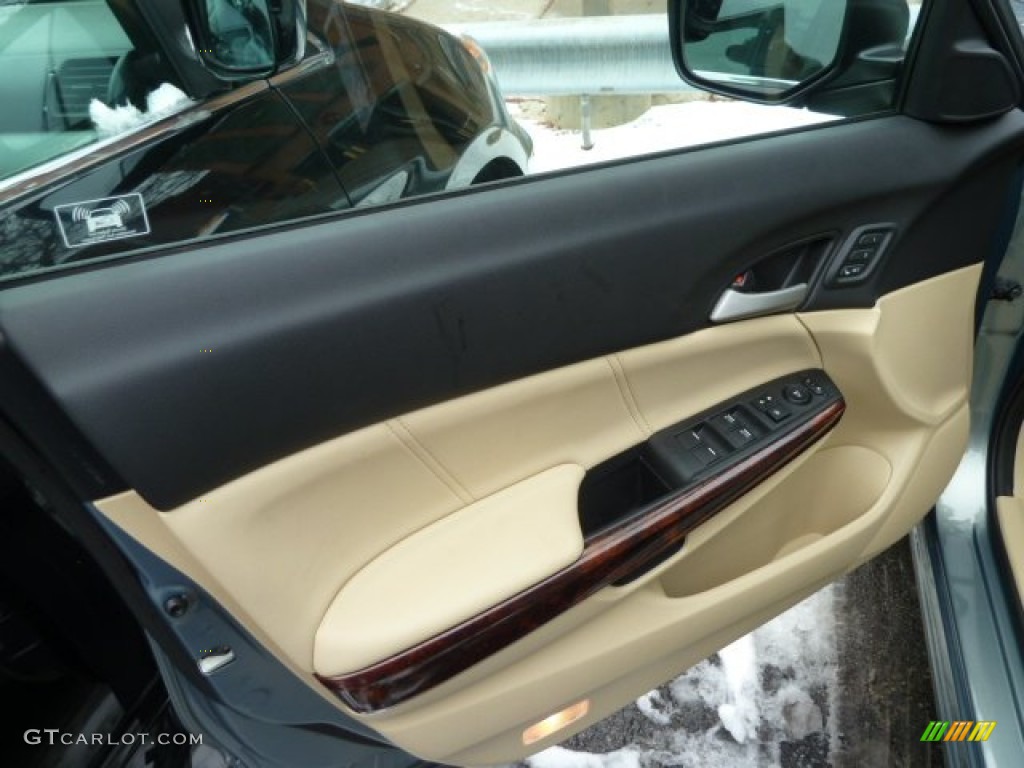 2011 Honda Accord Crosstour EX-L 4WD Ivory Door Panel Photo #59265840