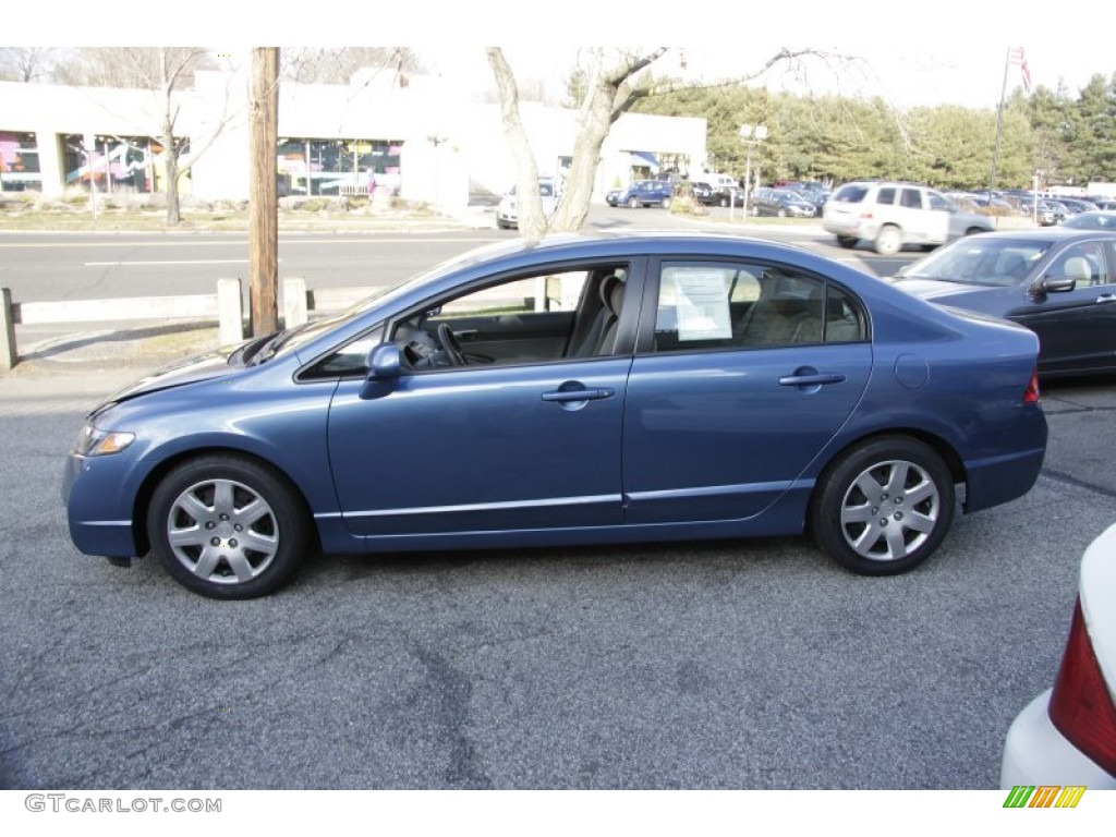 Atomic Blue Metallic 2010 Honda Civic LX Sedan Exterior Photo #59265993