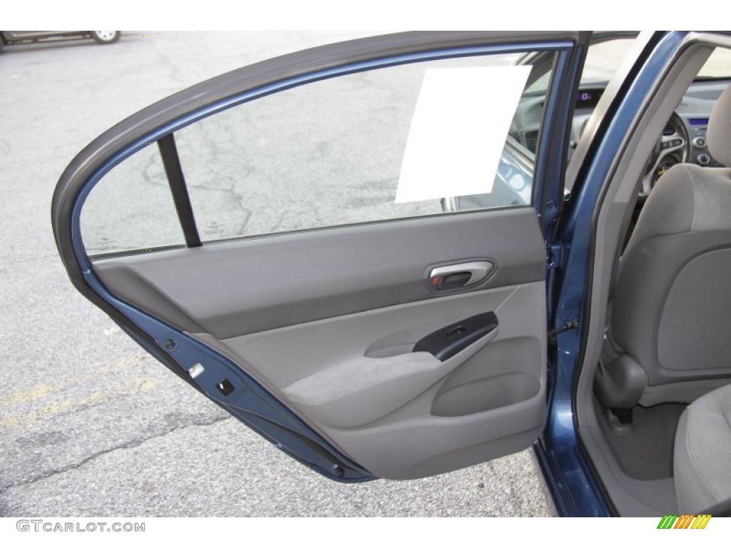 2010 Honda Civic LX Sedan Gray Door Panel Photo #59266024