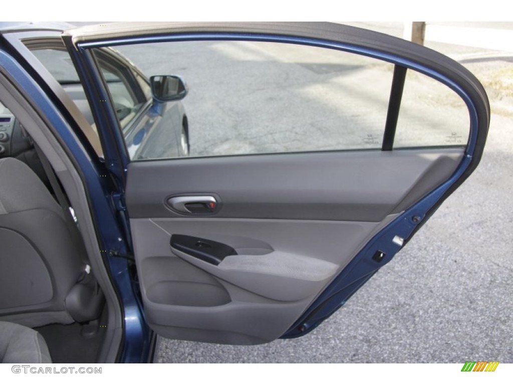 2010 Honda Civic LX Sedan Gray Door Panel Photo #59266043