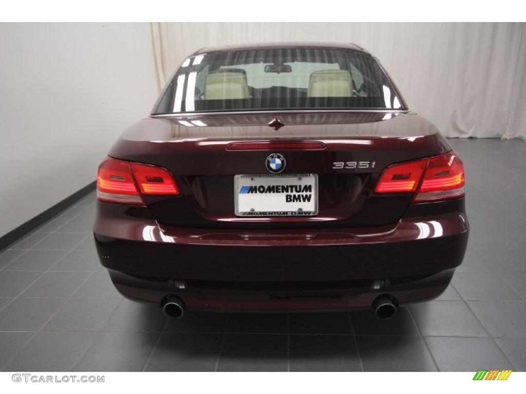 2008 3 Series 335i Convertible - Barbera Red Metallic / Beige photo #14