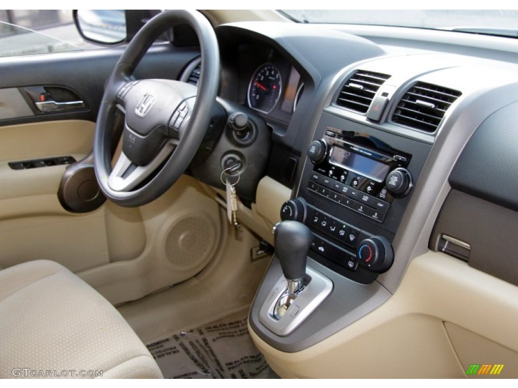 Ivory Interior 2009 Honda CR-V EX 4WD Photo #59267124