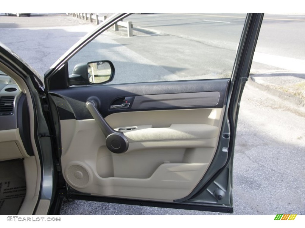 2009 Honda CR-V EX 4WD Ivory Door Panel Photo #59267181