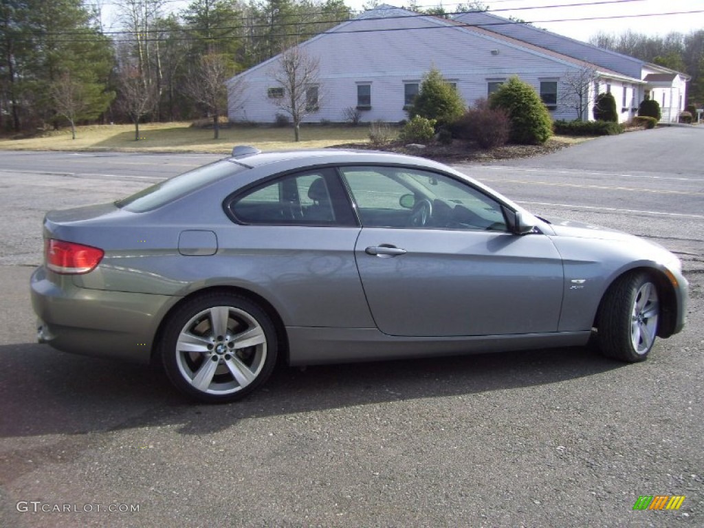 2009 3 Series 335xi Coupe - Space Grey Metallic / Black photo #4