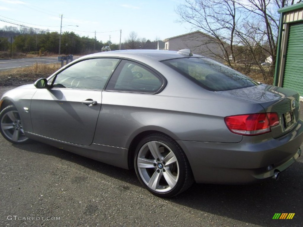 2009 3 Series 335xi Coupe - Space Grey Metallic / Black photo #5