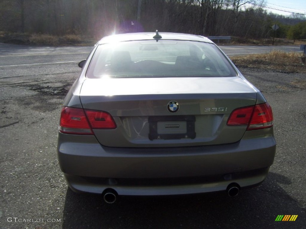 2009 3 Series 335xi Coupe - Space Grey Metallic / Black photo #6