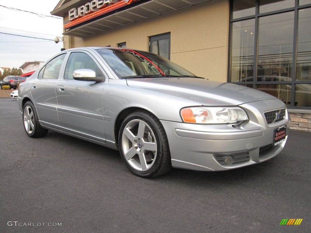 2007 S60 R AWD - R Electric Silver Metallic / Gobi Sand R Metallic photo #1