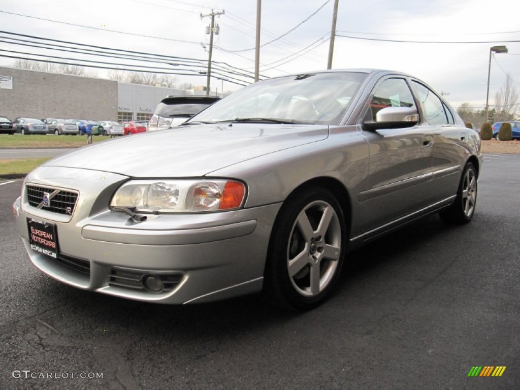 2007 S60 R AWD - R Electric Silver Metallic / Gobi Sand R Metallic photo #2