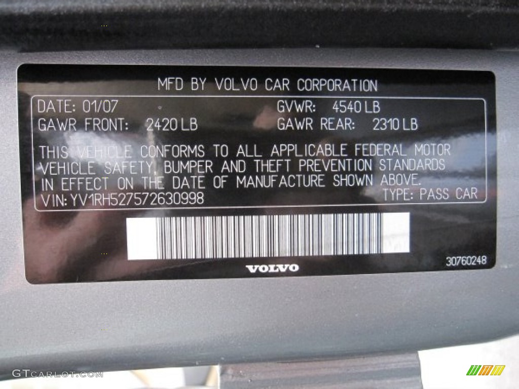 2007 S60 R AWD - R Electric Silver Metallic / Gobi Sand R Metallic photo #17