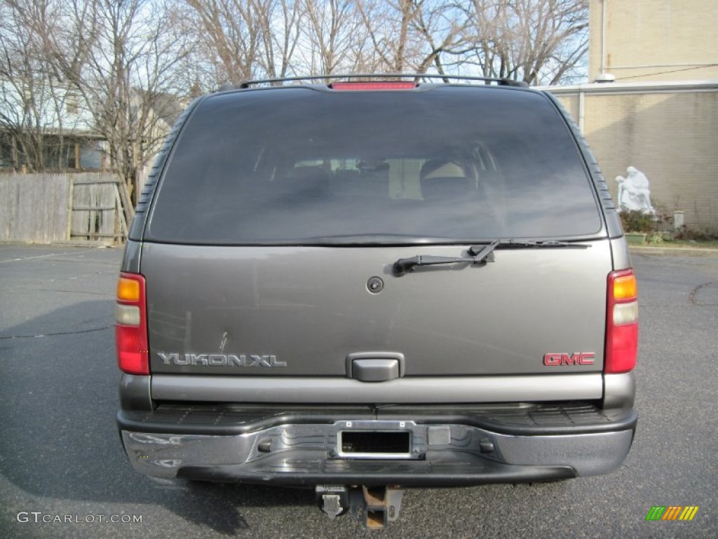 2002 Yukon XL SLT 4x4 - Storm Gray Metallic / Neutral/Shale photo #6