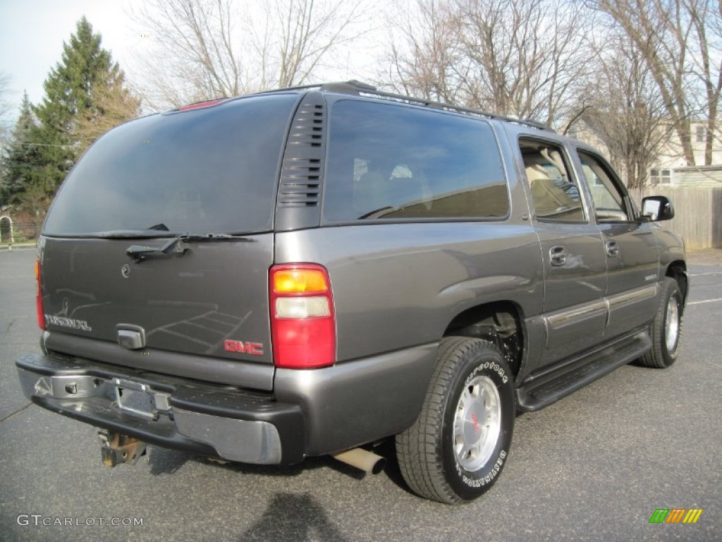 2002 Yukon XL SLT 4x4 - Storm Gray Metallic / Neutral/Shale photo #7