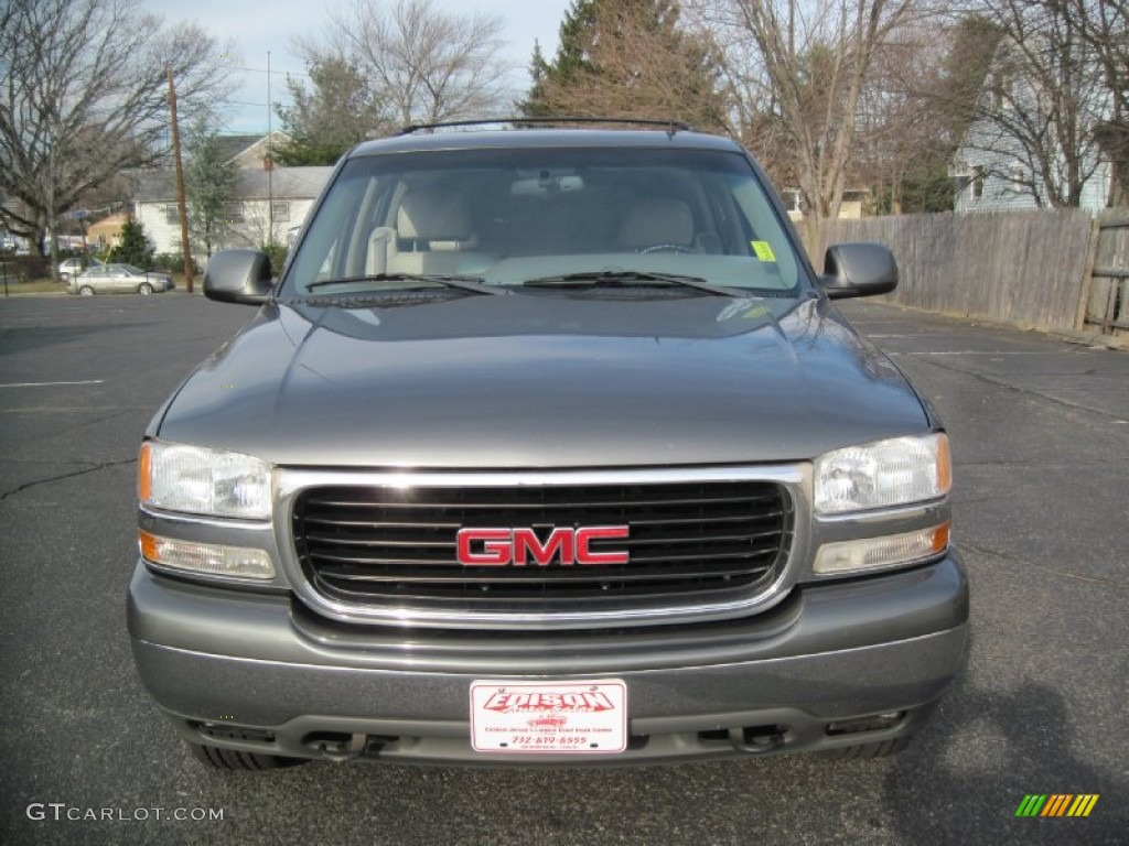 2002 Yukon XL SLT 4x4 - Storm Gray Metallic / Neutral/Shale photo #12