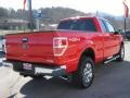2012 Race Red Ford F150 XLT SuperCab 4x4  photo #6