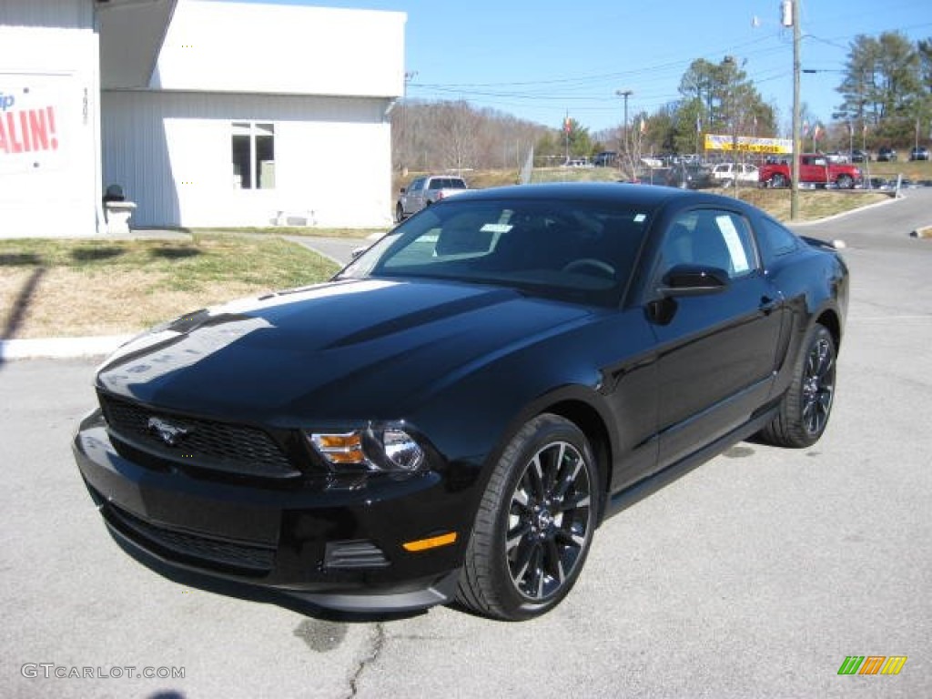 Black 2012 Ford Mustang V6 Coupe Exterior Photo #59269140