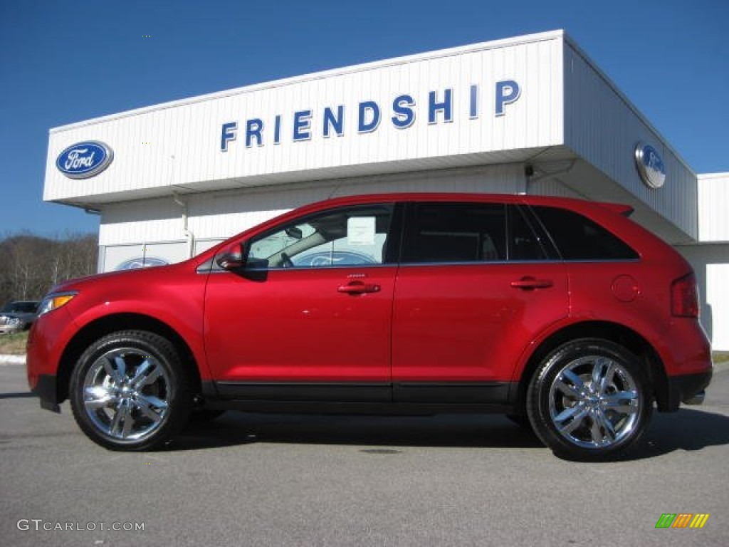 2012 Edge Limited AWD - Red Candy Metallic / Medium Light Stone photo #1