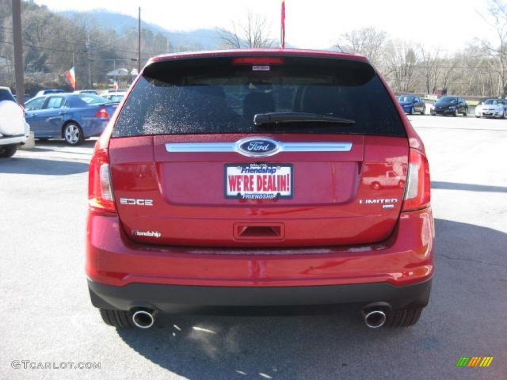 2012 Edge Limited AWD - Red Candy Metallic / Medium Light Stone photo #7