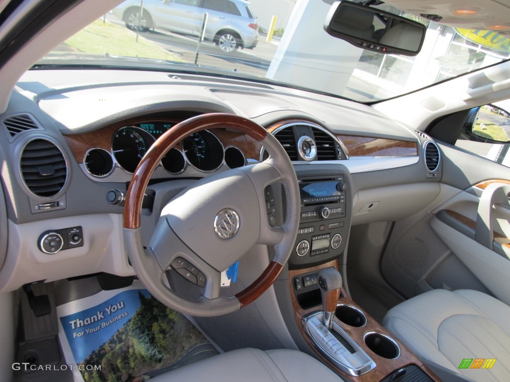 2011 Enclave CXL AWD - Ming Blue Metallic / Titanium/Dark Titanium photo #13