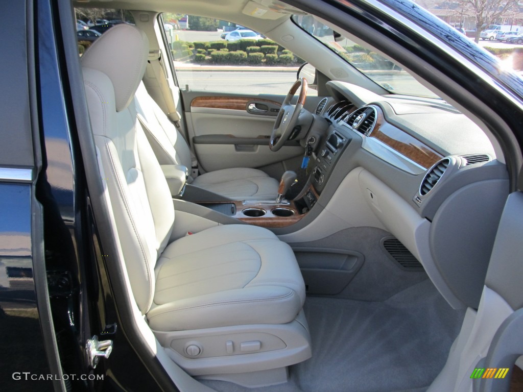 2011 Enclave CXL AWD - Ming Blue Metallic / Titanium/Dark Titanium photo #28