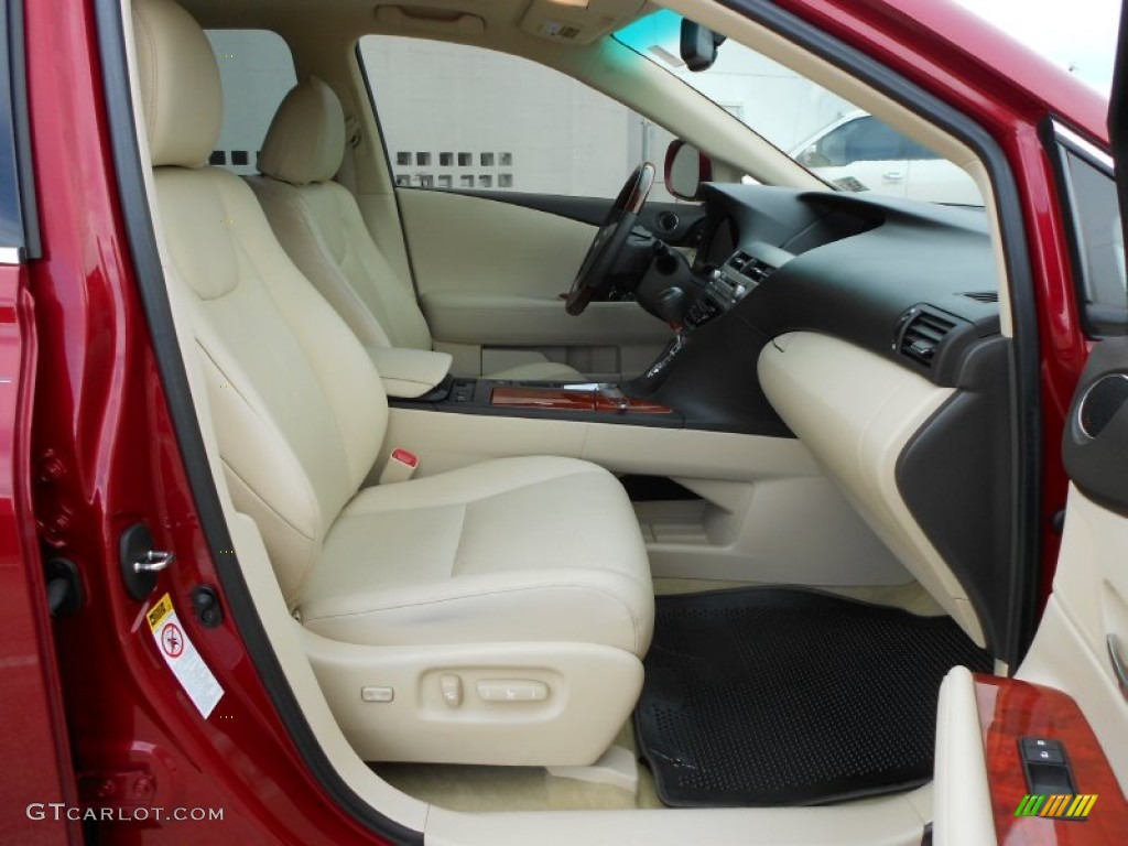 Parchment/Brown Walnut Interior 2010 Lexus RX 350 Photo #59269877
