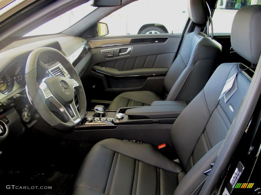 Black Interior 2012 Mercedes-Benz E 63 AMG Wagon Photo #59270367