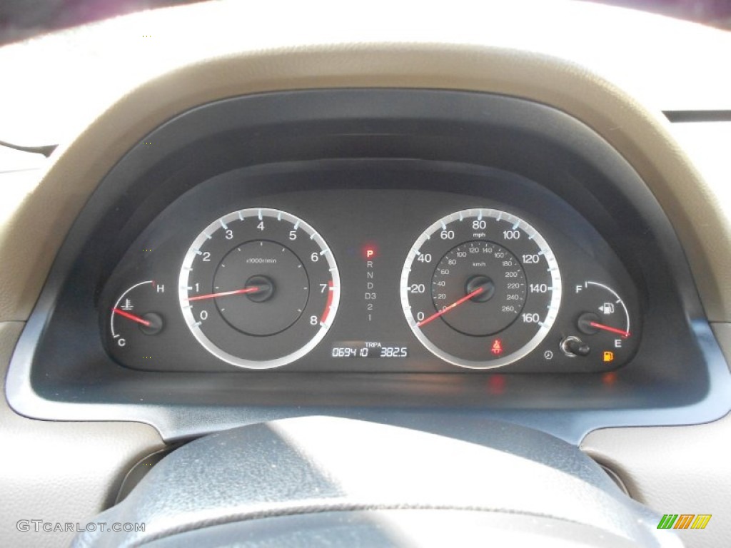 2008 Honda Accord EX-L V6 Sedan Gauges Photo #59270445