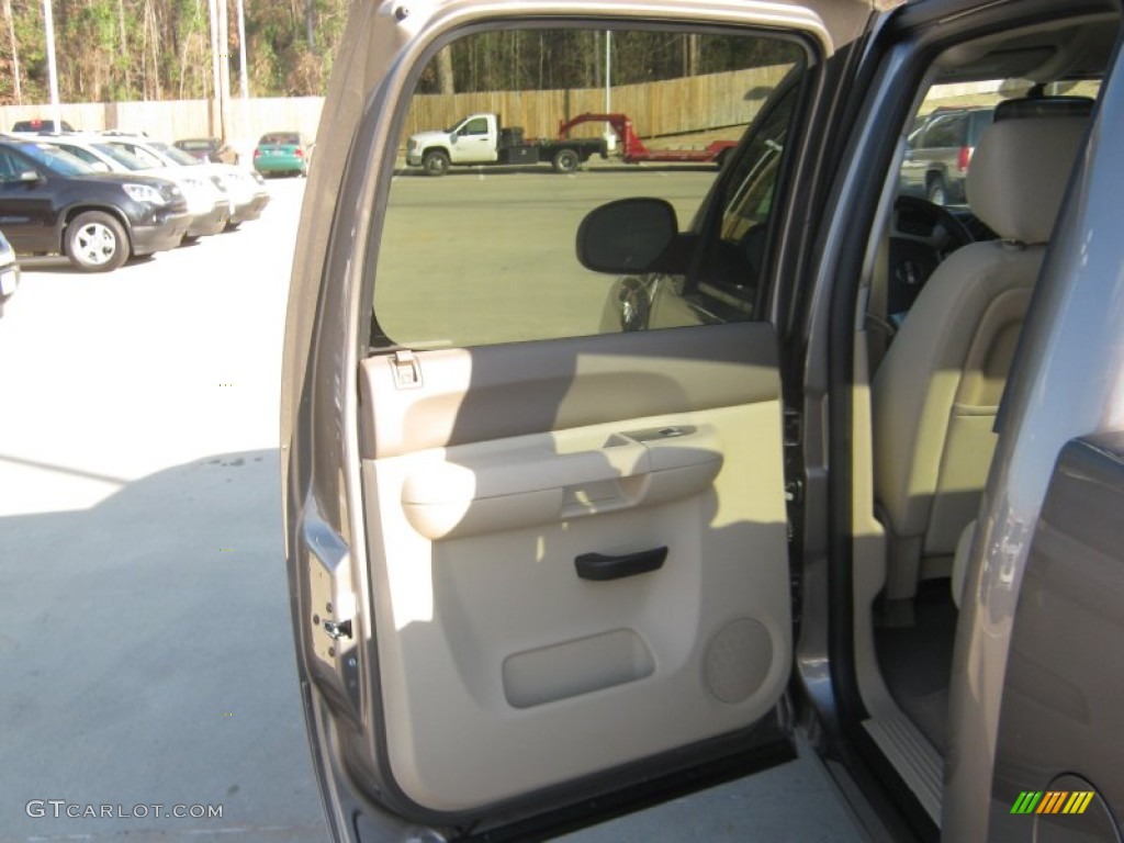 2012 Sierra 1500 SLE Crew Cab 4x4 - Mocha Steel Metallic / Very Dark Cashmere/Light Cashmere photo #18