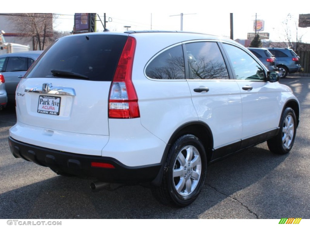 2007 CR-V EX 4WD - Taffeta White / Gray photo #3