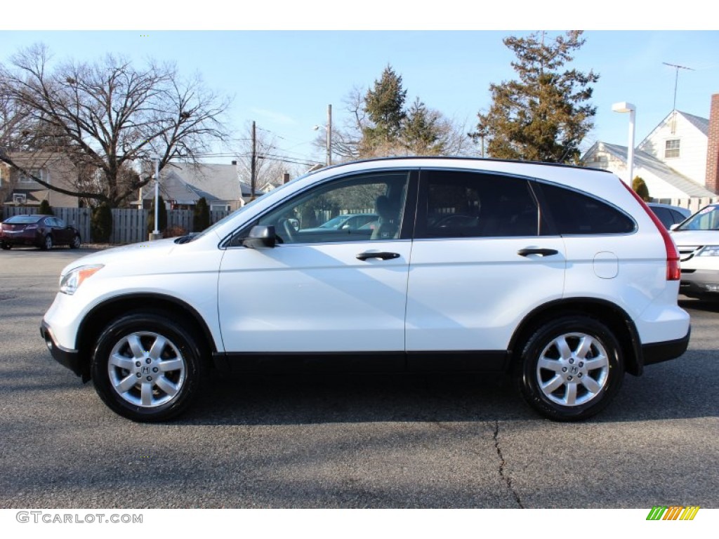 2007 CR-V EX 4WD - Taffeta White / Gray photo #6
