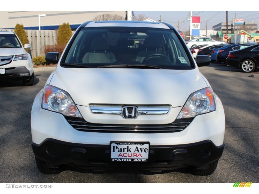 2007 CR-V EX 4WD - Taffeta White / Gray photo #8