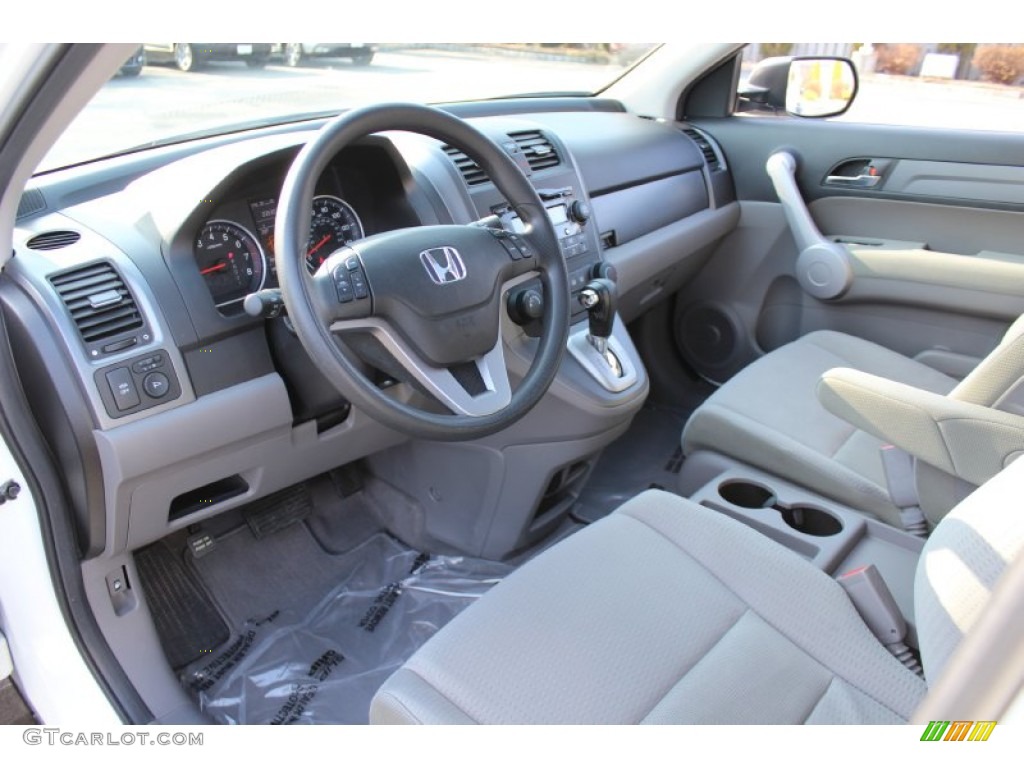 2007 CR-V EX 4WD - Taffeta White / Gray photo #10