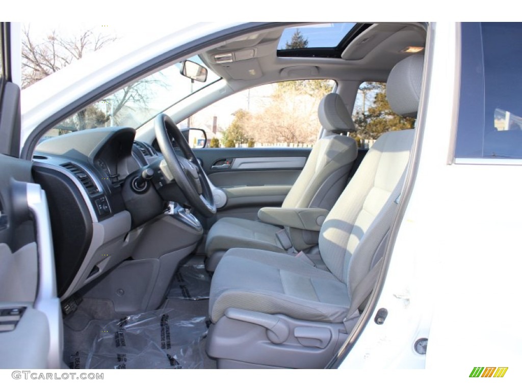2007 CR-V EX 4WD - Taffeta White / Gray photo #11