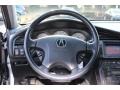 2002 Acura TL Ebony Interior Steering Wheel Photo