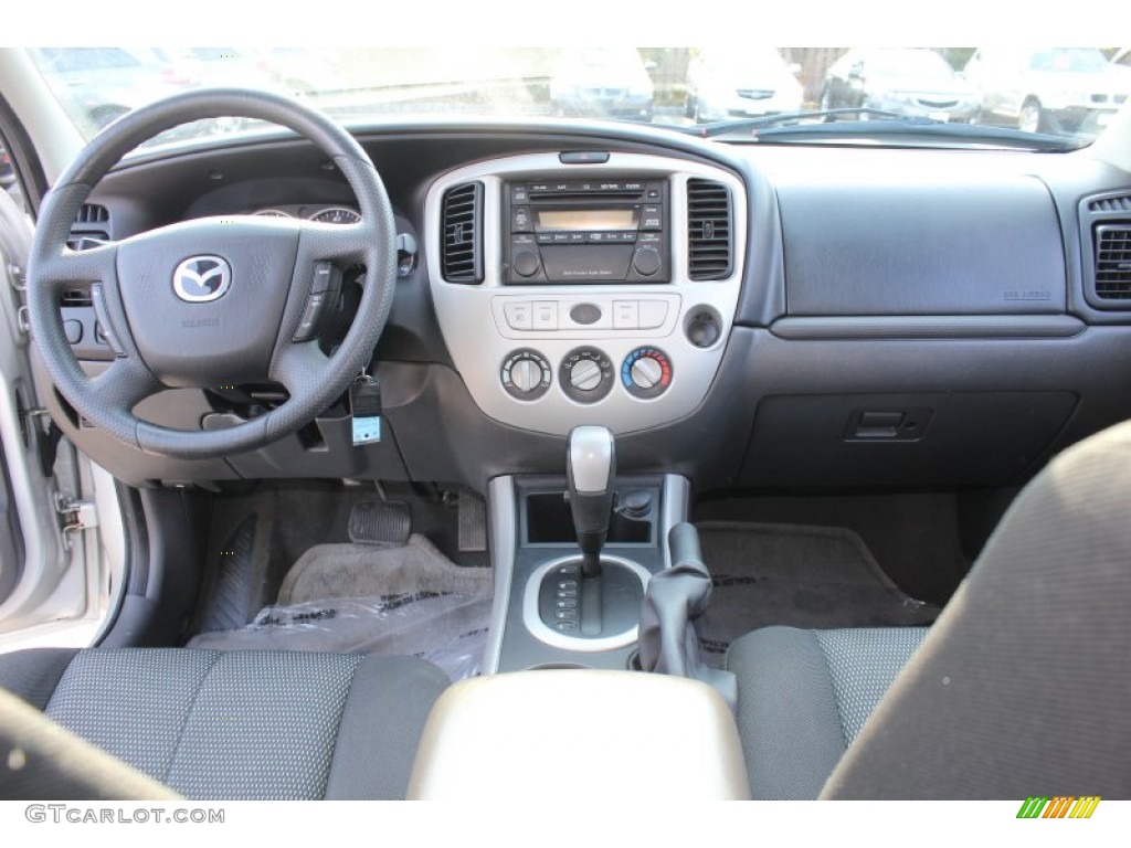 2005 Mazda Tribute s 4WD Dark Flint Gray Dashboard Photo #59274144