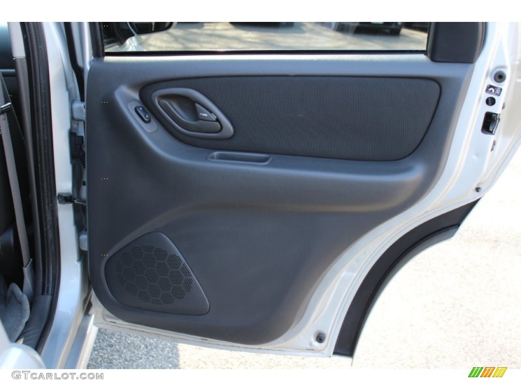 2005 Mazda Tribute s 4WD Dark Flint Gray Door Panel Photo #59274225