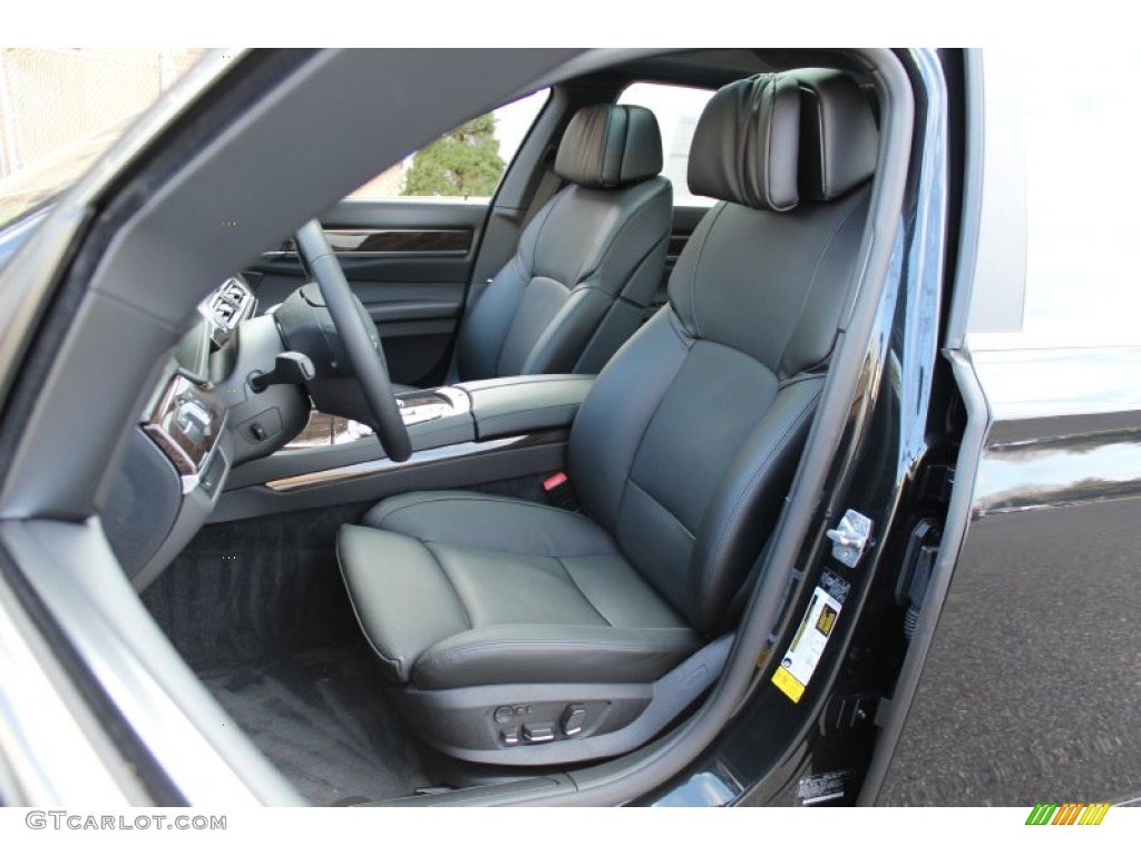 Black Interior 2011 BMW 7 Series ActiveHybrid 750Li Sedan Photo #59274462
