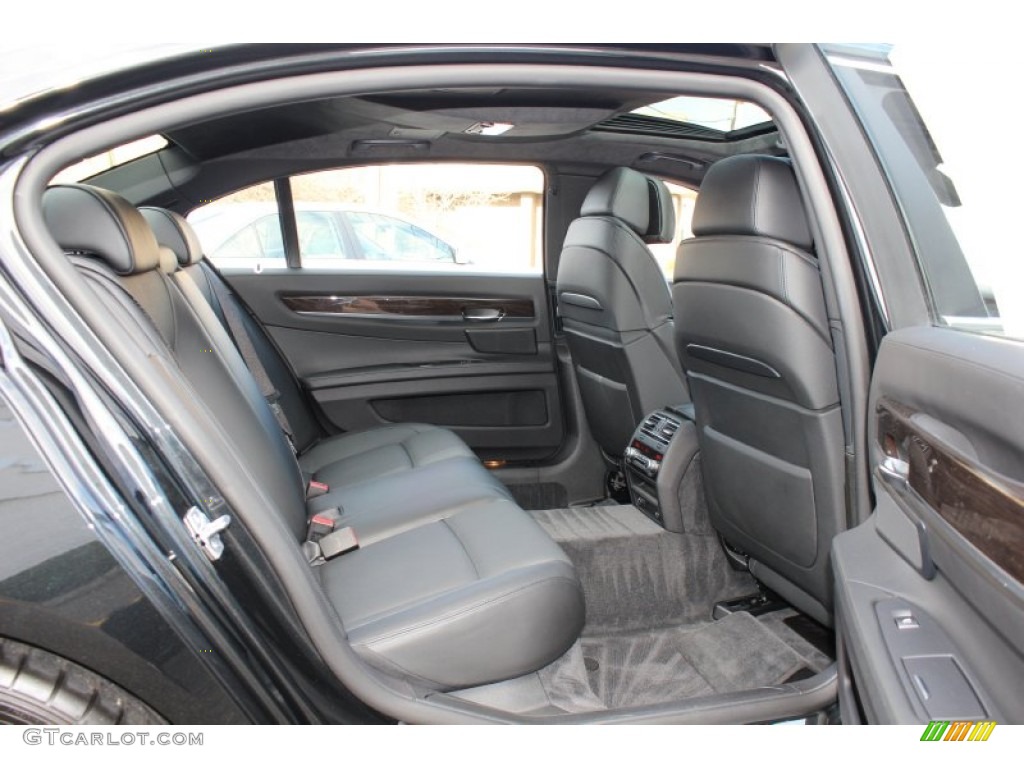 Black Interior 2011 BMW 7 Series ActiveHybrid 750Li Sedan Photo #59274573