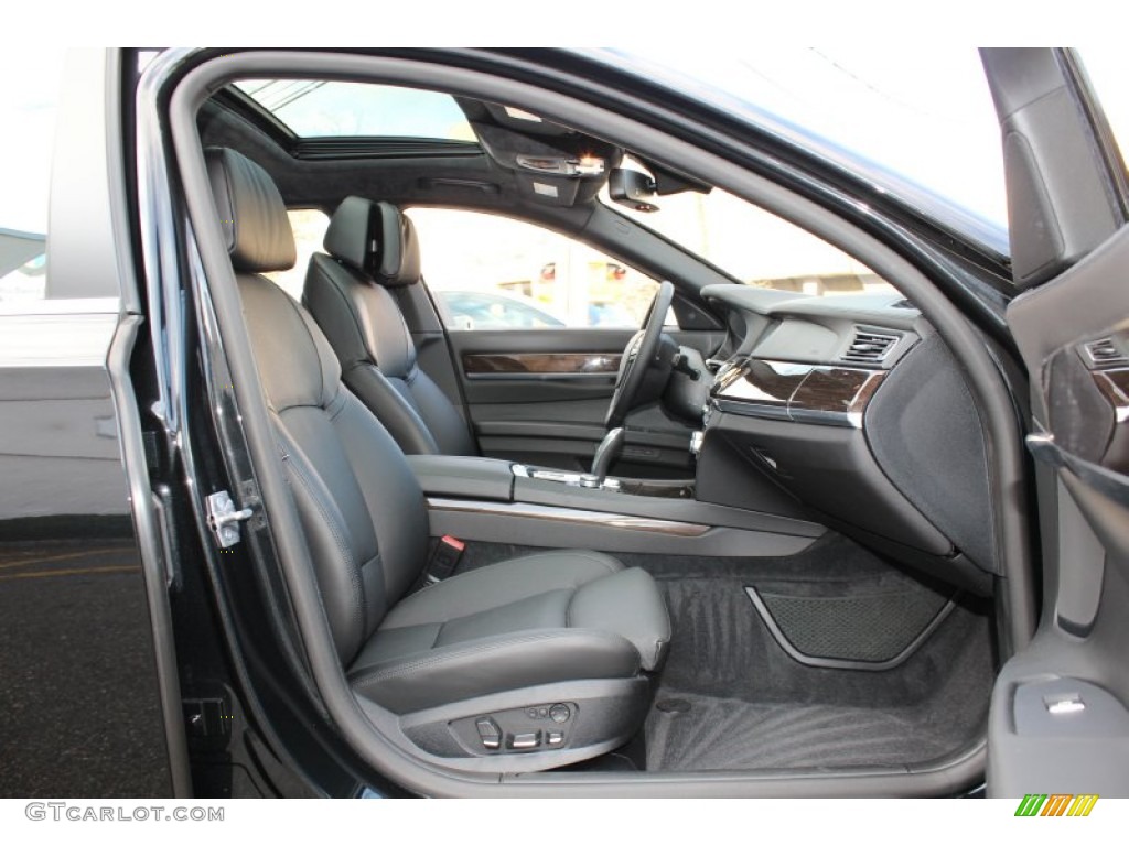 Black Interior 2011 BMW 7 Series ActiveHybrid 750Li Sedan Photo #59274602